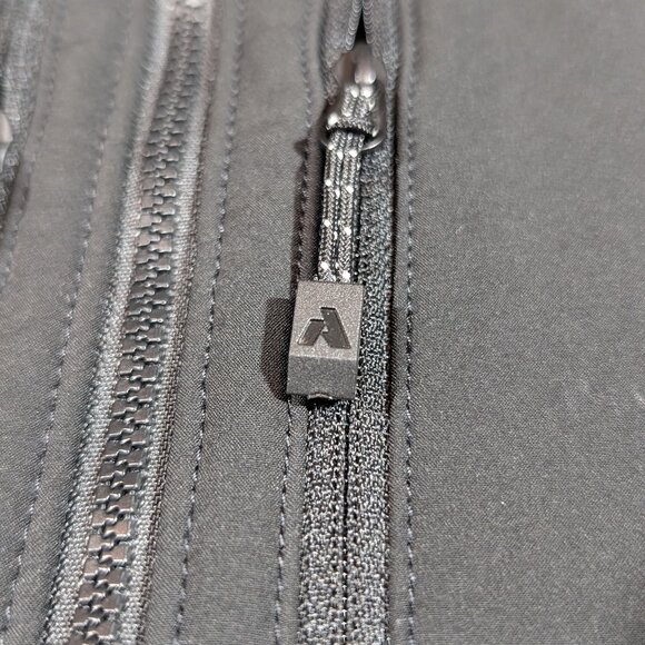 Eddie Bauer First Ascent Softshell Jacket Mens Large L Full Zip Black Hoodie - Picture 12 of 15